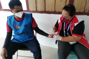 Dinkes Mimika sosialisasikan pencegahan malaria kepada peliput PON XX