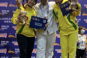 Medali emas dan perak sabel perorangan putri dikuasai Kaltim