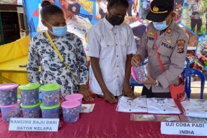 Polres Merauke ikut  pameran UMKM PON XX