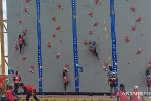 Jateng borong dua medali emas sekaligus dari cabang panjat tebing