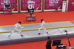 Aceh raih emas pertama anggar sejak  PON 2004