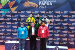 Elvi atlet Sumbar pertama raih medali di PON Papua klaster Merauke