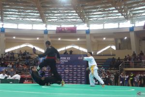 Juara Asian Games tumbang di tangan pesilat Kalimantan Timur