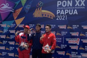 Jawa Barat tambah emas lewat selam laut 3.000 meter finswimming putra