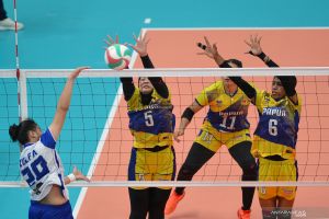 Voli putri DKI Jakarta bawa pulang perunggu usai bungkam tuan rumah