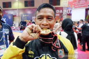 Kalsel raih medali emas pertama lewat cabang gulat