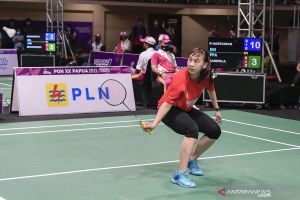 Bekuk unggulan teratas, tuan rumah ke semifinal bulu tangkis PON Papua