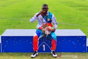 Emas atletik Papua pertama disumbang Arnoldus dari lempar cakram