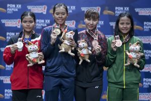 Saifi Riska sumbang emas Jabar di tunggal putri bulu tangkis PON Papua