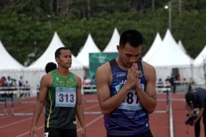Halomoan Simanjuntak pecahkan rekor lari gawang 400 meter