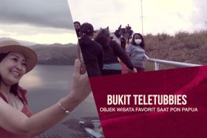 Bukit Teletubbies jadi objek wisata favorit saat PON Papua
