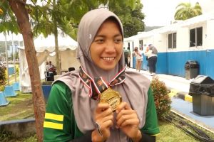 Adinda Larasati amankan emas renang perairan terbuka PON Papua