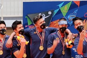 Penantian panjang, voli Jabar putra raih emas di PON Papua