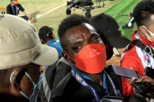 Ricky Cawor pencetak gol terbanyak PON Papua