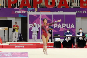 Rifda Irfanaluthfi, pendulang emas senam artistik