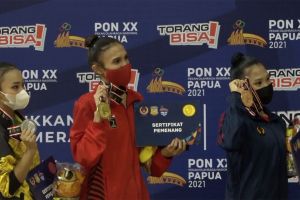 Nabila borong tiga emas senam untuk DKI