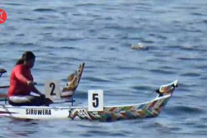 Lomba dayung tradisonal, ajang cari bibit PON XXI asal Papua