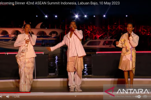 Lagu Guruh Soekarnoputra buka Welcoming Dinner KTT Ke-42 ASEAN