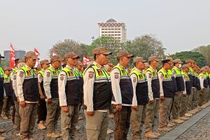 Satpol PP DKI bagi tugas dalam rangka pengamanan KTT ke-43 ASEAN