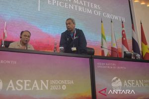 Menkominfo tinjau Media Center KTT ASEAN