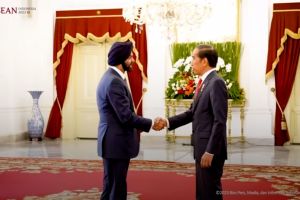 Jokowi terima pimpinan Bank Dunia, IMF dan WEF jelang KTT ASEAN