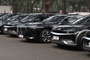 Sederet mobil ramah lingkungan disiapkan untuk mobilitas tamu negara