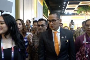 Tinjau media center, Menparekraf semangati para wartawan