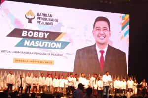 Relawan Barisan Pengusaha Pejuang deklarasi dukung Prabowo-Gibran