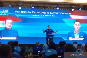 AHY ingatkan caleg Demokrat fokus menang dua agenda besar Pemilu 2024