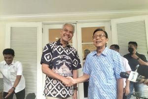 Ganjar berguru ke Boediono terkait urusan SDM dan lembaga negara