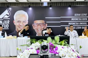 Memasuki masa kampanye, ketua parpol-pimpinan TPN Ganjar Mahfud rapat