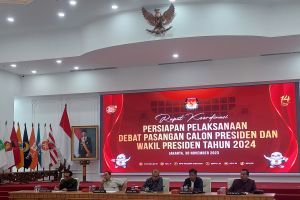 Debat perdana capres-cawapres digelar di Kantor KPU RI