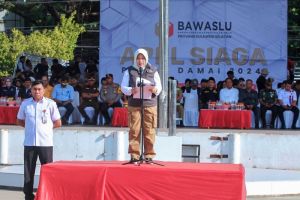 Bawaslu Sulsel apel siaga pengawasan hadapi tahapan Pemilu 2024