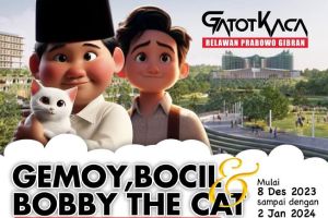 Relawan GatotKaca gelar lomba desain Gemoy, Bocil, dan Bobby The Cat