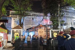 Polisi apresiasi ketertiban pendukung saat menyimak debat di KPU RI