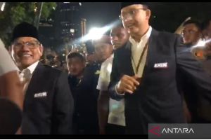 Anies-Muhaimin paslon terakhir yang tiba di lokasi debat Pilpres 2024