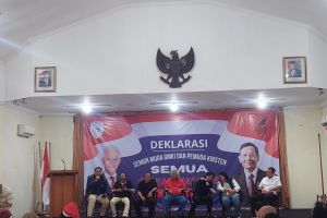 Senior Muda GMKI dan Pemuda Kristen deklarasi dukung Ganjar-Mahfud