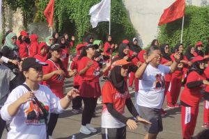 Sekjen PDIP dan istri Ganjar Pranowo safari politik di Semarang