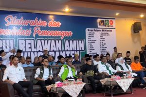 Muhaimin temui relawan pemenangan AMIN di Banten