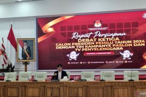 KPU rapat dengan timses paslon dan TV penyelenggara soal debat ketiga