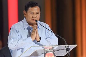 Prabowo hadiri konsolidasi partai di Medan pada hari ke-47 kampanye 