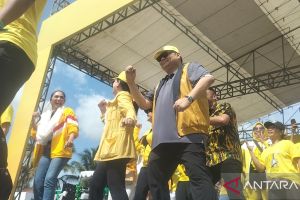 Airlangga ajak warga Lombok menangkan Prabowo-Gibran 