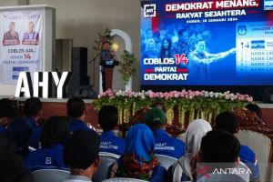 AHY: Demokrat targetkan 10 kursi DPR RI di Provinsi Jateng