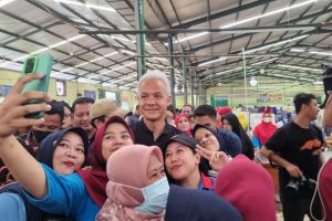 Ganjar Pranowo berpesan agar masyarakat tetap guyub di Pemilu 2024