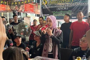 Atikoh ajak warga Manado kawal suara Ganjar-Mahfud saat pencoblosan