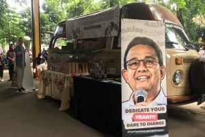 Penggemar Korean Wave kirim "coffee truck" Anies untuk senang-senang