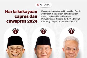 Harta kekayaan capres dan cawapres 2024