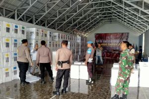 Kapolres Banggai cek gudang logistik KPU