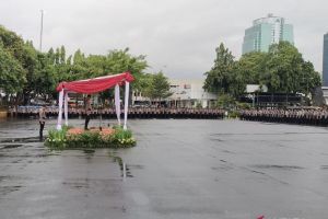 Polda Metro Jaya gelar apel pasukan pengamanan TPS