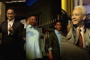 Para capres ikuti debat ketiga yang digelar KPU